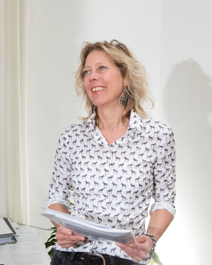 Portret van Tet de Jong
